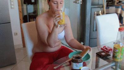 BIG BUTT FETISH FEMDOM STORE Gaining Girls 1000 Cal Breakfast