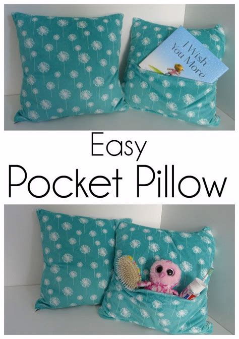 Easy Pocket Pillows Fairfield World Craft Projects Sewing Pillows