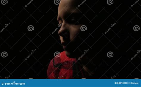 sad teen girl thinking of something 4k uhd stock footage video of dream face 80918608