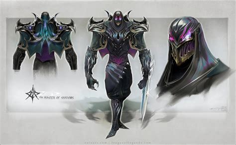 Zed The Master Of Shadows By Eoinart On Deviantart
