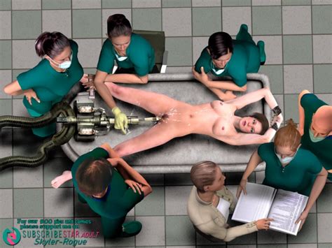 Rule 34 3d 3d Artwork Bondage Experiment Female Fetish Helpless Hospital Humiliation Mad