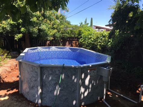 12x20 Above Ground Doughboy Pool Installation In Chico Ca — ~above The