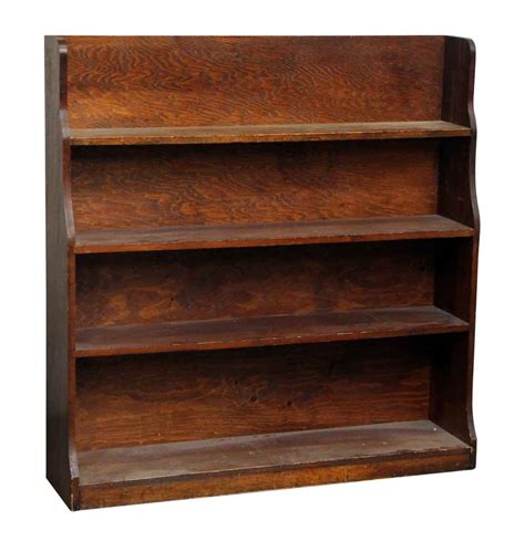 Wooden Bookcase With Four Shelves Olde Good Things