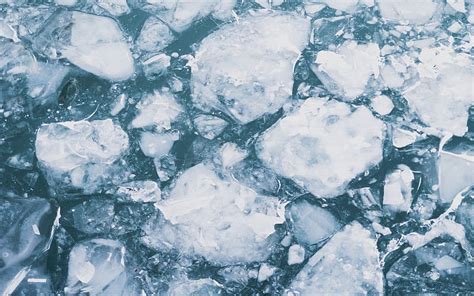 Blue Ice Texture Close Up Ice Cracks Macro Blue Ice Background Ice