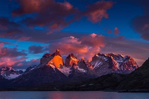 Torres Del Paine National Park Mountain In Chile