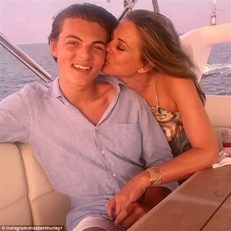 Elizabeth Hurley 52 Denies Son Damian 16 Is Embarrassed By Her Sultry Social Media Snaps