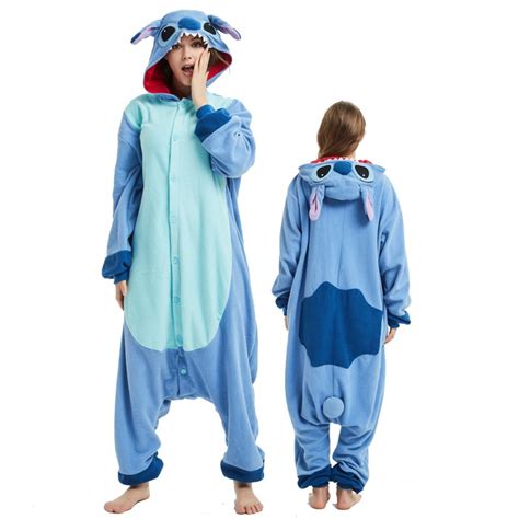 Lilo And Stitch Onesie Costume Pajama For Adult Women And Men Halloween