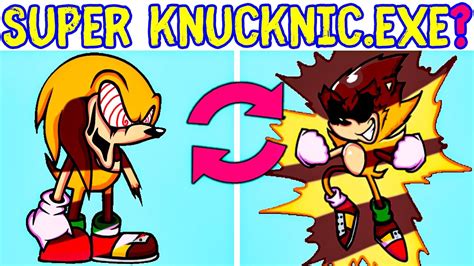 Knucklesexe Super Sonic Super Knucknicexe Fnf Swap Characters