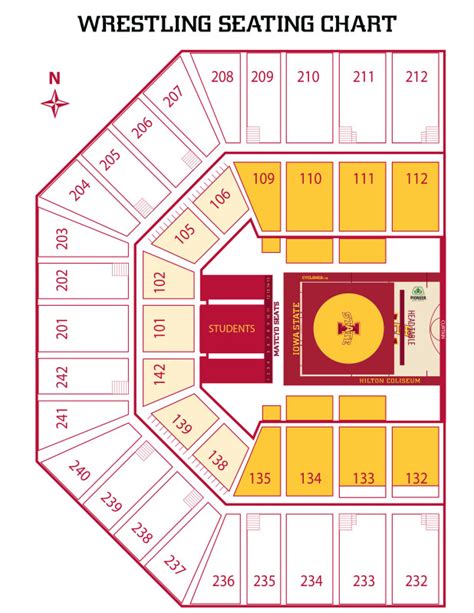 Facility Seating Charts Iowa State University Athletics