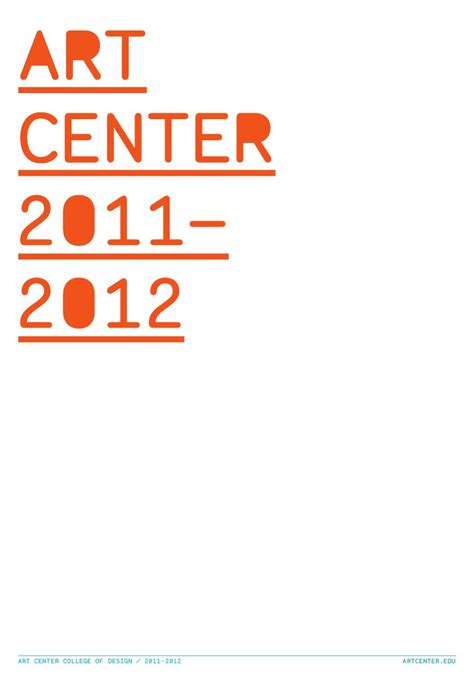 Art Center College Of Design Viewbook By Art Center College Of Design