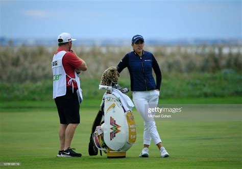 maria fassi of mexico prepares to play her second shot on the third news photo getty images