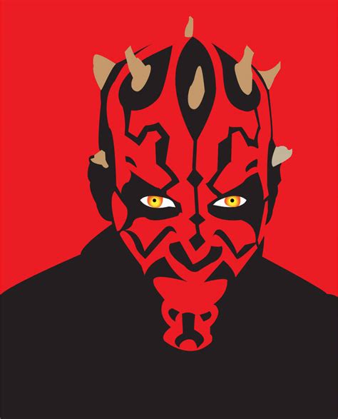 Darth Maul Vector Portrait By Jakeformer On Deviantart