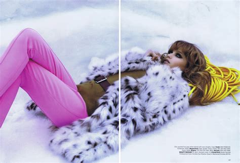 Abbey Lee Kershaw By Karl Lagerfeld In The Big Chill Harpers Bazaar