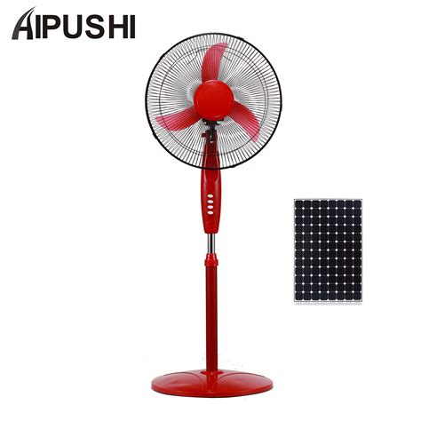 Hot Africa 12v Solar Power Stand Fan High Quality Battery Rechargeable