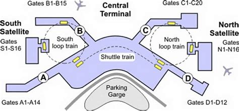 Airport Terminal Map Seattle Airport Terminal Map