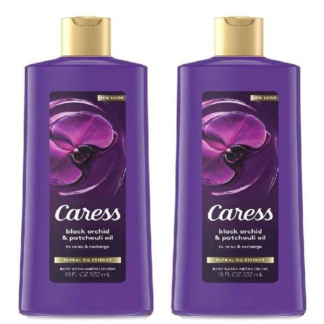 2 Pack Caress Body Wash Black Orchid And Patchouli Oil 186 Oz Ebay