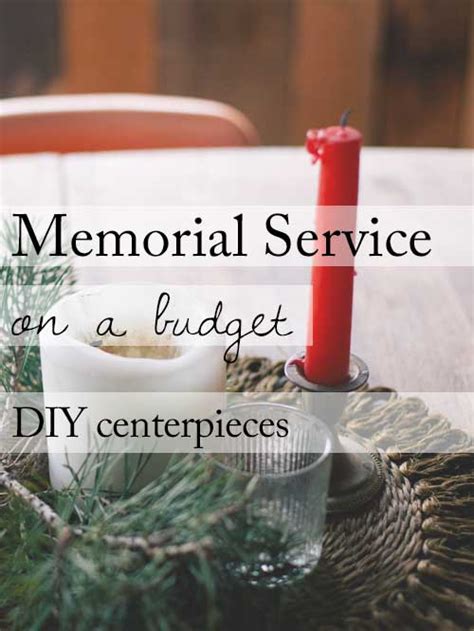 15 Ideas For A Beautiful Memorial Service On A Budget