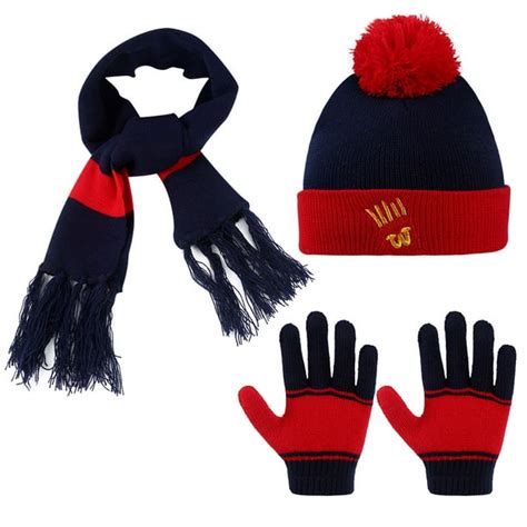 Vbiger 3 Pieces Kids Hatkids Gloves And Kids Scarf Set Winter