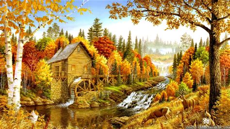 66 Autumn Landscape Wallpaper
