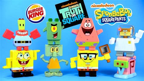 Nickelodeons Spongebob Squarepants Truth Or Square Burger King 2009