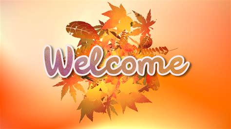 Fall Welcome Powerpoint Progressive Church Media