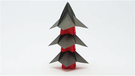 Origami Japanese Pagoda (Jo Nakashima) - YouTube