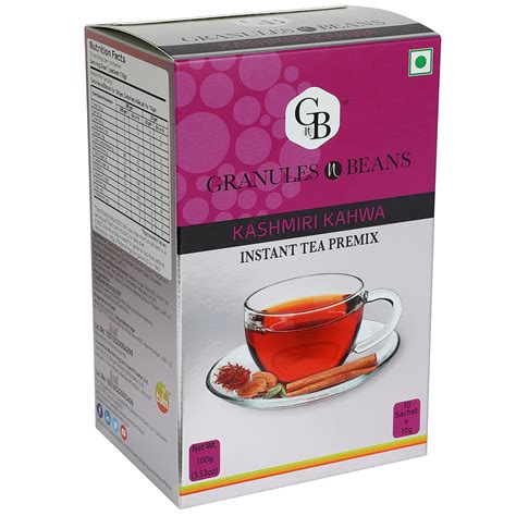 Buy Granules And Beans Kashmiri Kawa Instant Tea Premix 10