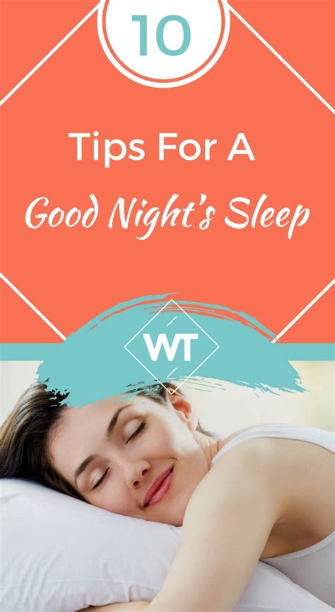 10 Tips For A Good Night S Sleep Good Night Sleep Better Diet Diet Tips