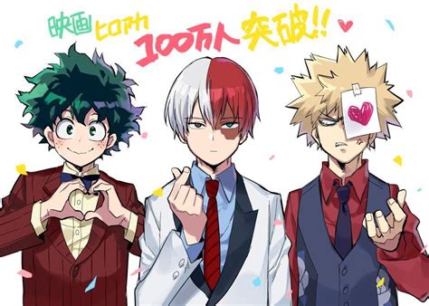 Pixiv is an illustration community service where you can post and enjoy creative work. snowmiya: " 遅くなりましたがヒロアカ映画100万人突破おめでとう ...