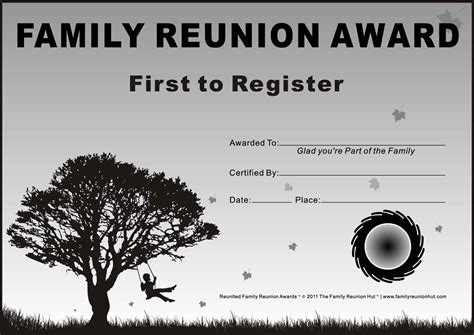 Download family reunion letters valid 14 family reunion letter example. Free Printable Family Reunion Awards | Free Printable