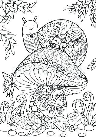Printable Mushroom Coloring Pages For Kids