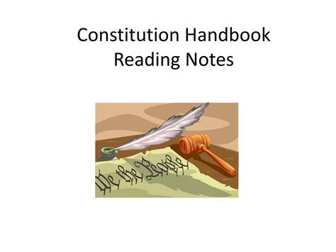Pdf Constitution Handbook Reading Notes · How To Read The