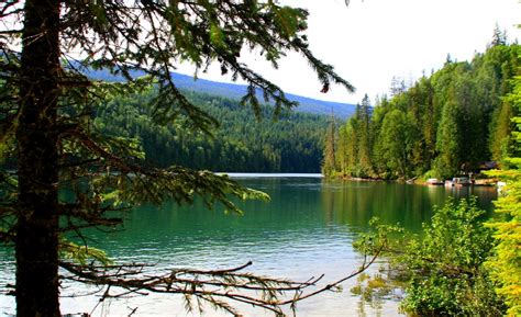 Clearwater Lake Im Wells Gray Provincial Park Foto And Bild North