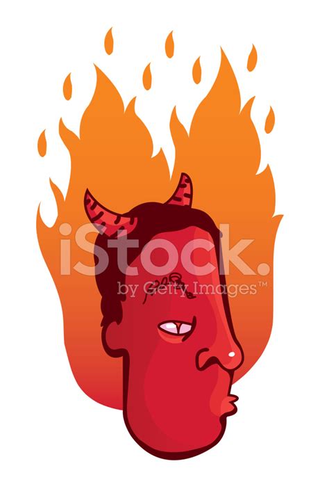 Devil With Flames Stock Photo Royalty Free Freeimages
