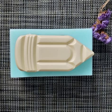 Silicone Molds Pencil Handmade Soap Mold Diy Mould Pencil Mold Etsy