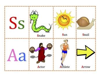 Practice beginning letter sound in this phonics printable worksheet. Phonics picture sound cards (Jolly Phonics or any phonics ...