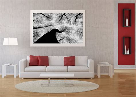 Dry Trees Wall Artblack And White Treeslarge Wall Art Perspective
