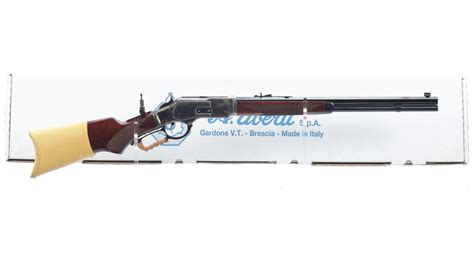Ubertitaylors And Co Model 1873 Lever Action Rifle With Box Rock