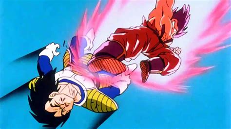 Goku Kaioken X3 Attacks Vegeta By L Dawg211 On Deviantart