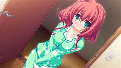 Pink Hair Female Anime Girl In Green Pajamas Illustration Hd Wallpaper Wallpaper Flare