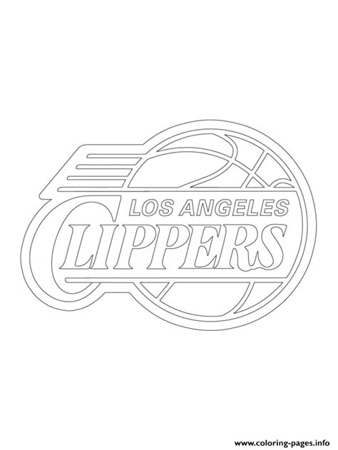 Select from 35970 printable crafts of cartoons, nature, animals, bible and many more. Los Angeles Clippers Logo Nba Sport Coloring Pages Printable