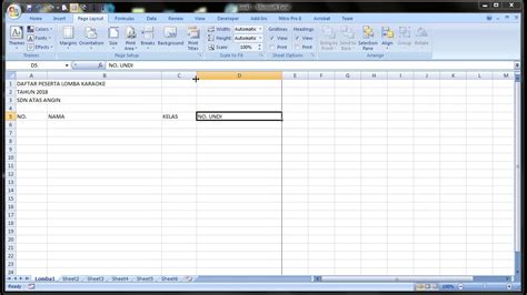 Mengenal Tampilan Lembar Kerja Microsoft Excel Belajar Pramuka Riset