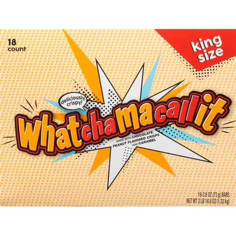 Whatchamacallit Candy Bar King Size 18 Each Instacart