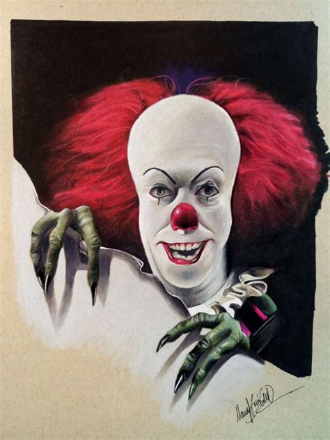 Pennywise The Clown By Eksdeth Scary Clowns Evil Clowns Film Art