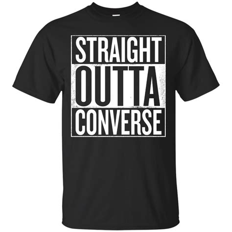 Straight Outta Converse T Shirt Shirt Design Online