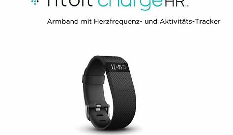 Manual Fitbit Charge HR (page 1 of 35) (German)