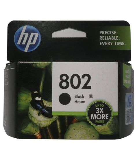 Hp 802 Single Color Ink Cartridge Black Buy Online At Best Price In