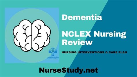 Dementia Nursing Diagnosis And Nursing Care Plan Nursestudynet
