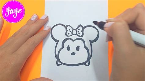 Como Dibujar Tierna Minnie Mouse Paso A Pasohow To Draw Minnie Mouse