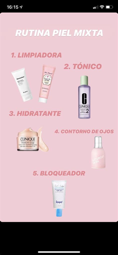 Rutina De Skin Care Piel Mixta Grasa By Blush Bar Chile Beauty Hacks